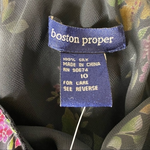 NWT Boston Proper Silk Maxi Skirt. Size 10 - Picture 4 of 6